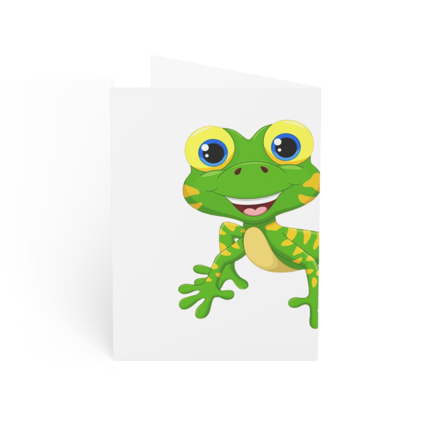 Cute Animal Greeting Cards - Frog &amp; Lizard Designs for Kids, Birthdays, Thank You Notes, Party Invitations, Eco-Friendly Cards